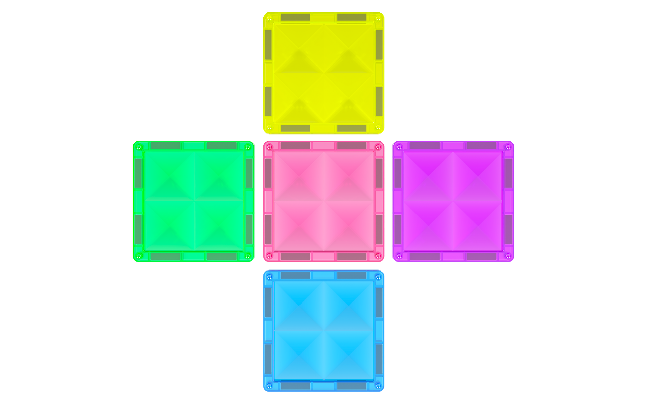 Medium Size Magnetic Tiles Square